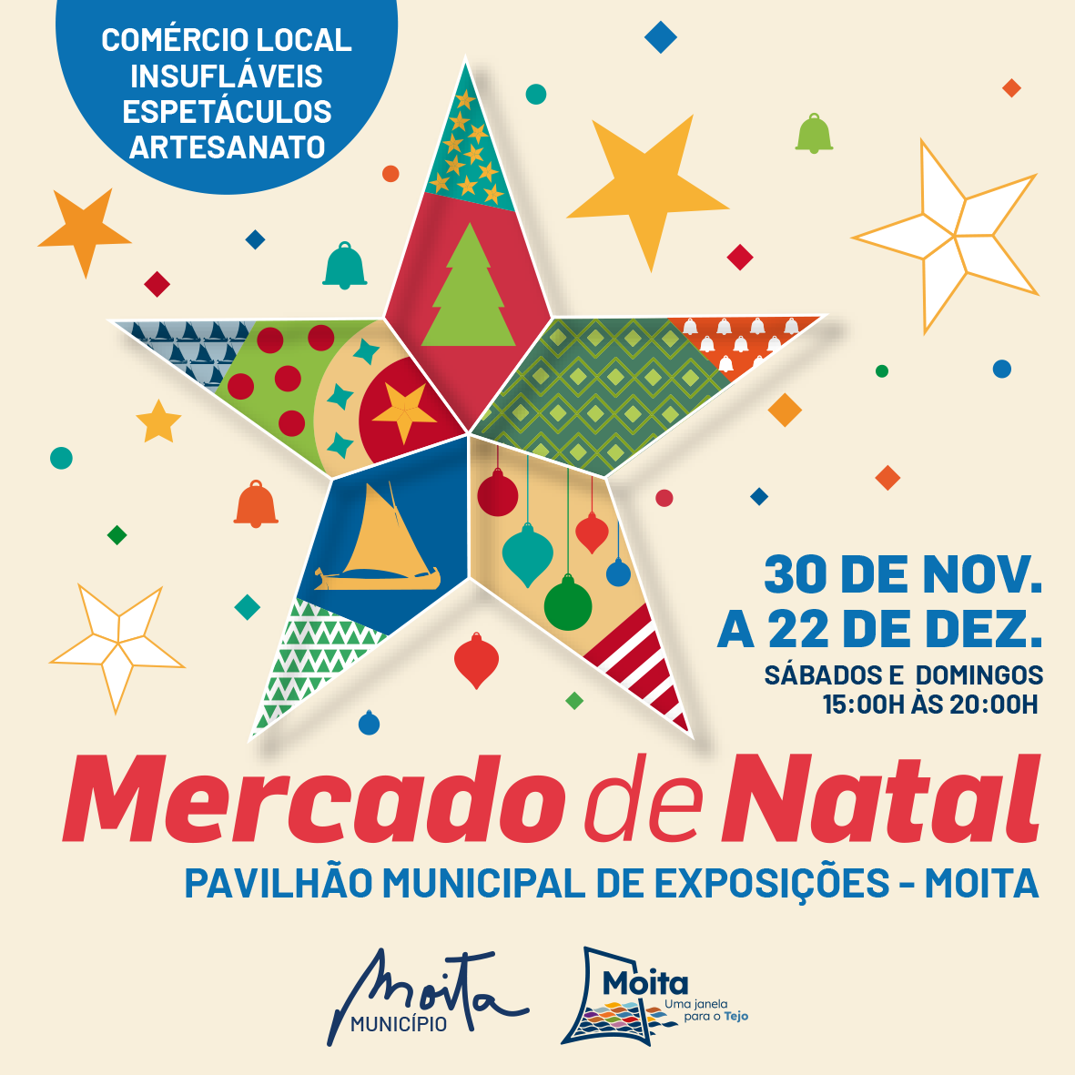 Mercado de Natal na Moita
