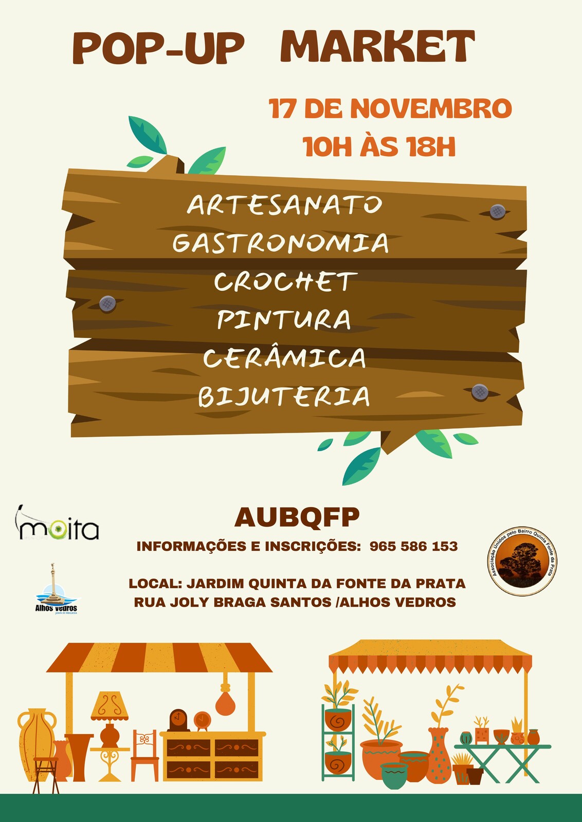 Pop Up Market na Quinta da Fonte da Prata