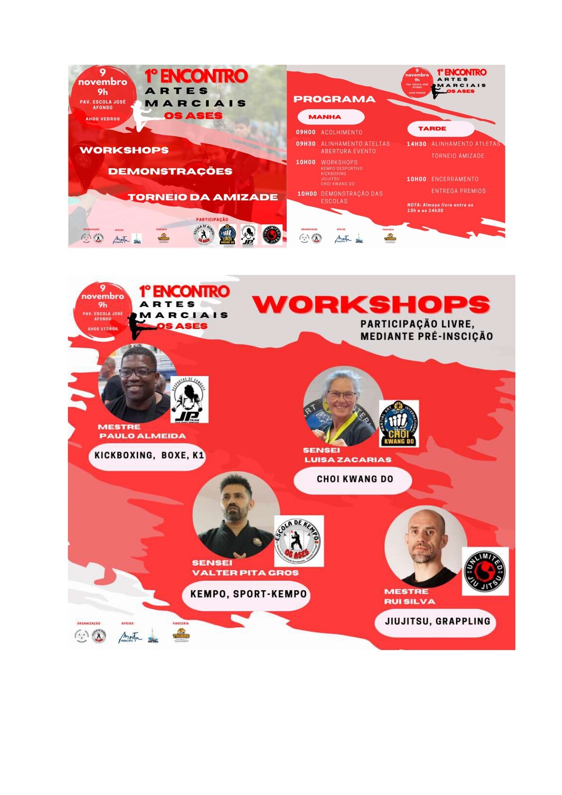 1º Encontro de Artes Marciais pela Associação Amizade Arroteense