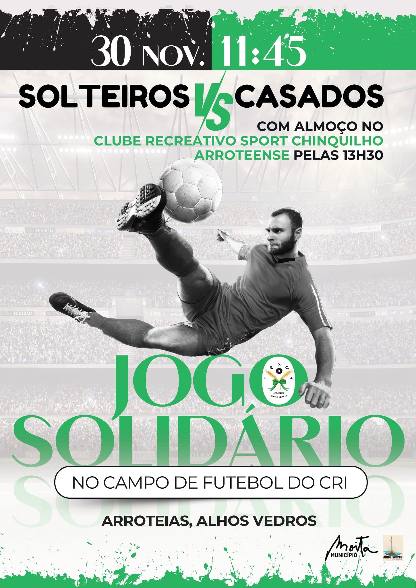 Jogo Solidário Solteiros vs Casados
