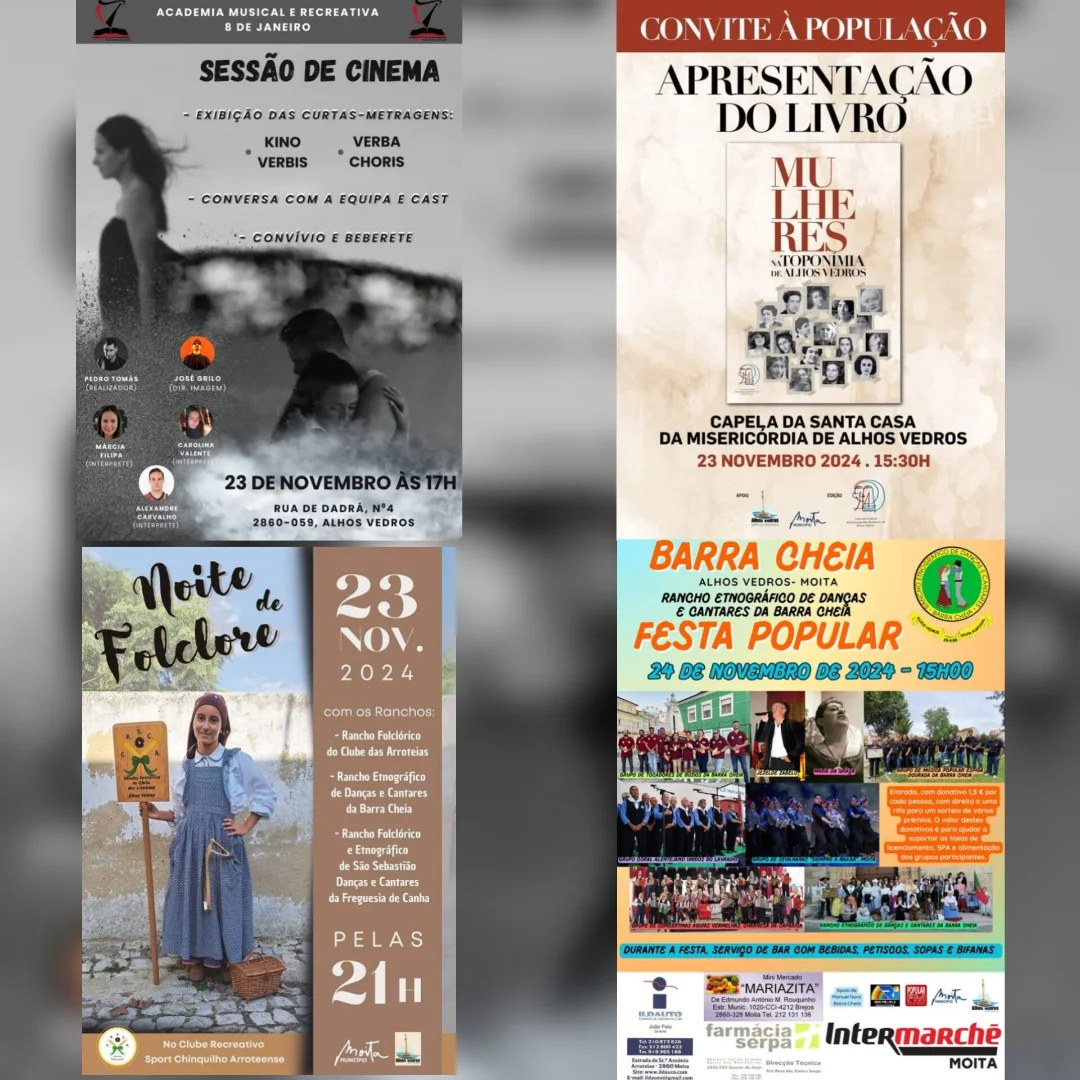 Actividades Associativas 23 e 24 novembro