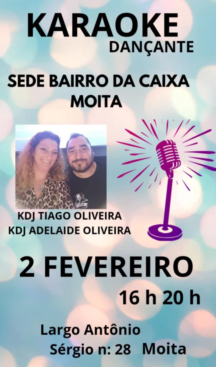 Convívio na Associação de Moradores do Bairro da Caixa