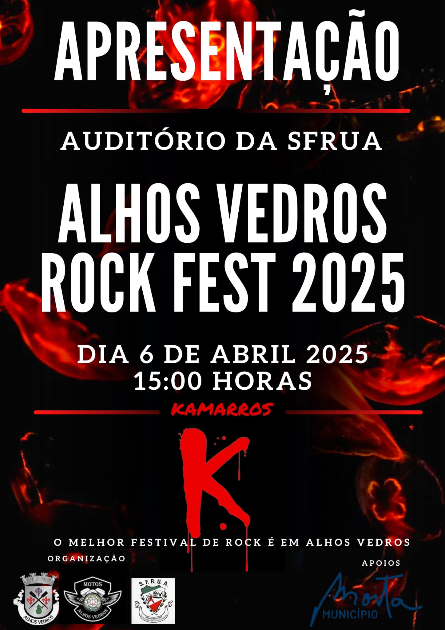 Apresentação Alhos Vedros Rock Fest 2025