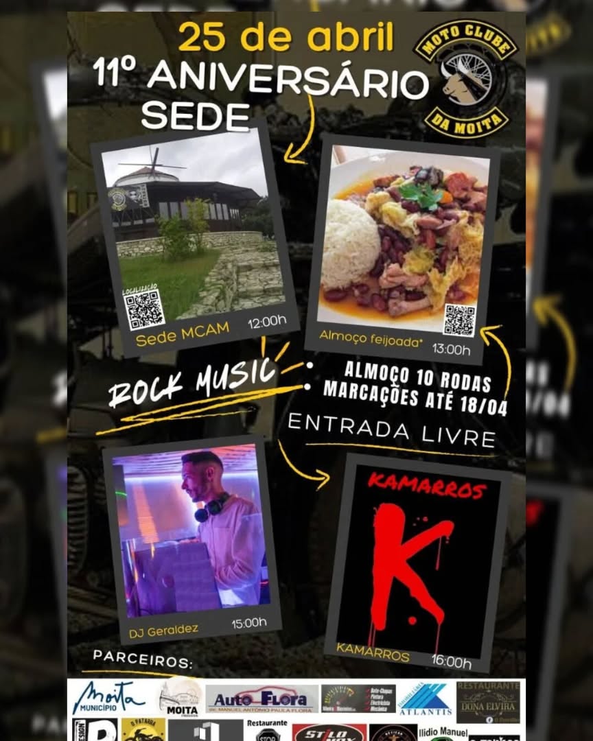 11º Aniversário da Sede Social do Moto Clube Amigos da Moita