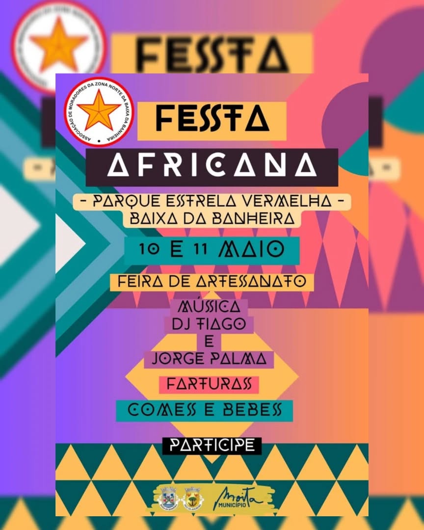 Festa Africana pela Associação de Moradores da Zona Norte