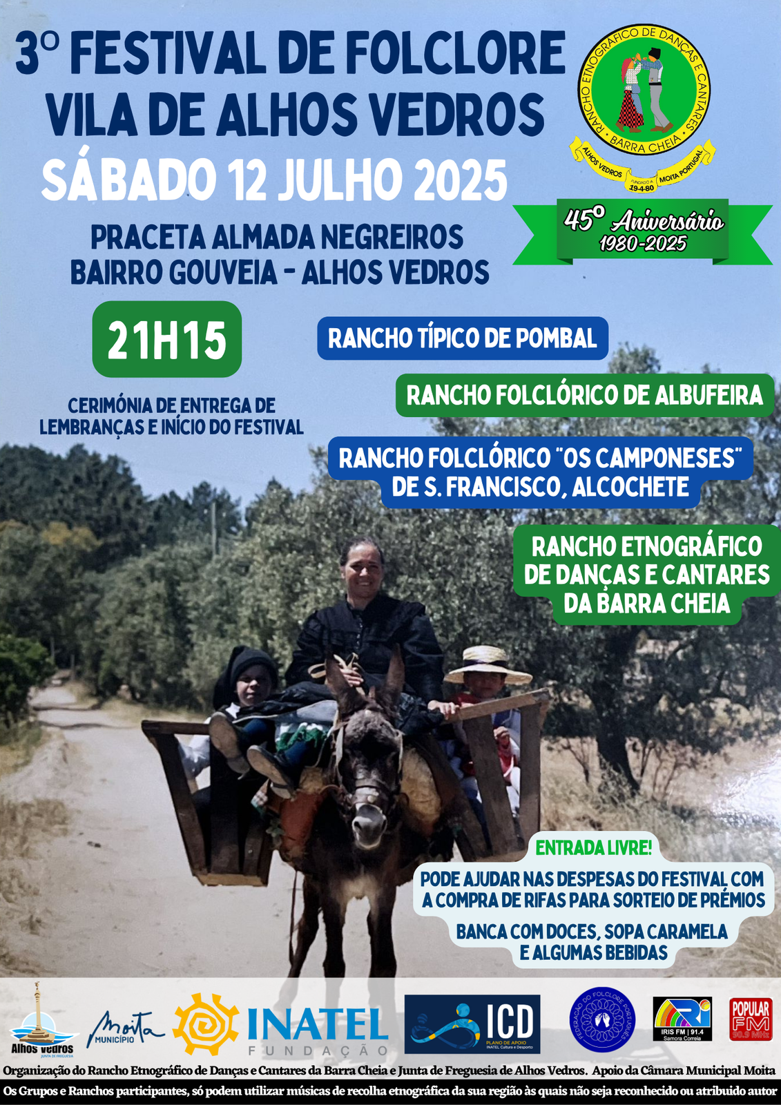 3º Festival de Folclore da Vila de Alhos Vedros