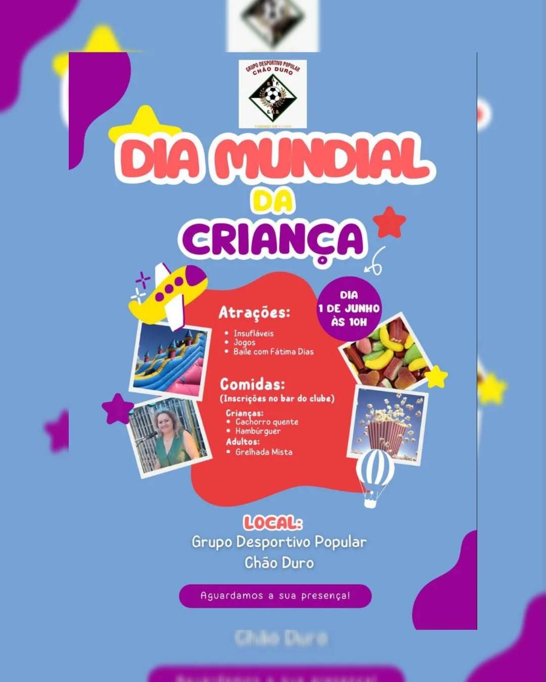 Comemorações do Dia Mundial da Criança
