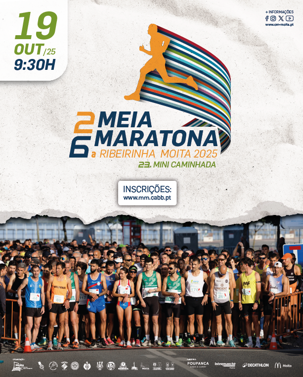 26ª Meia Maratona e 23ª Mini/Caminhada Ribeirinha Moita 2025