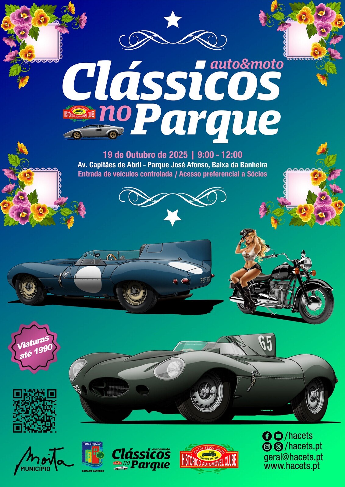 Clássicos no Parque pelo Histórico Automóvel Clube