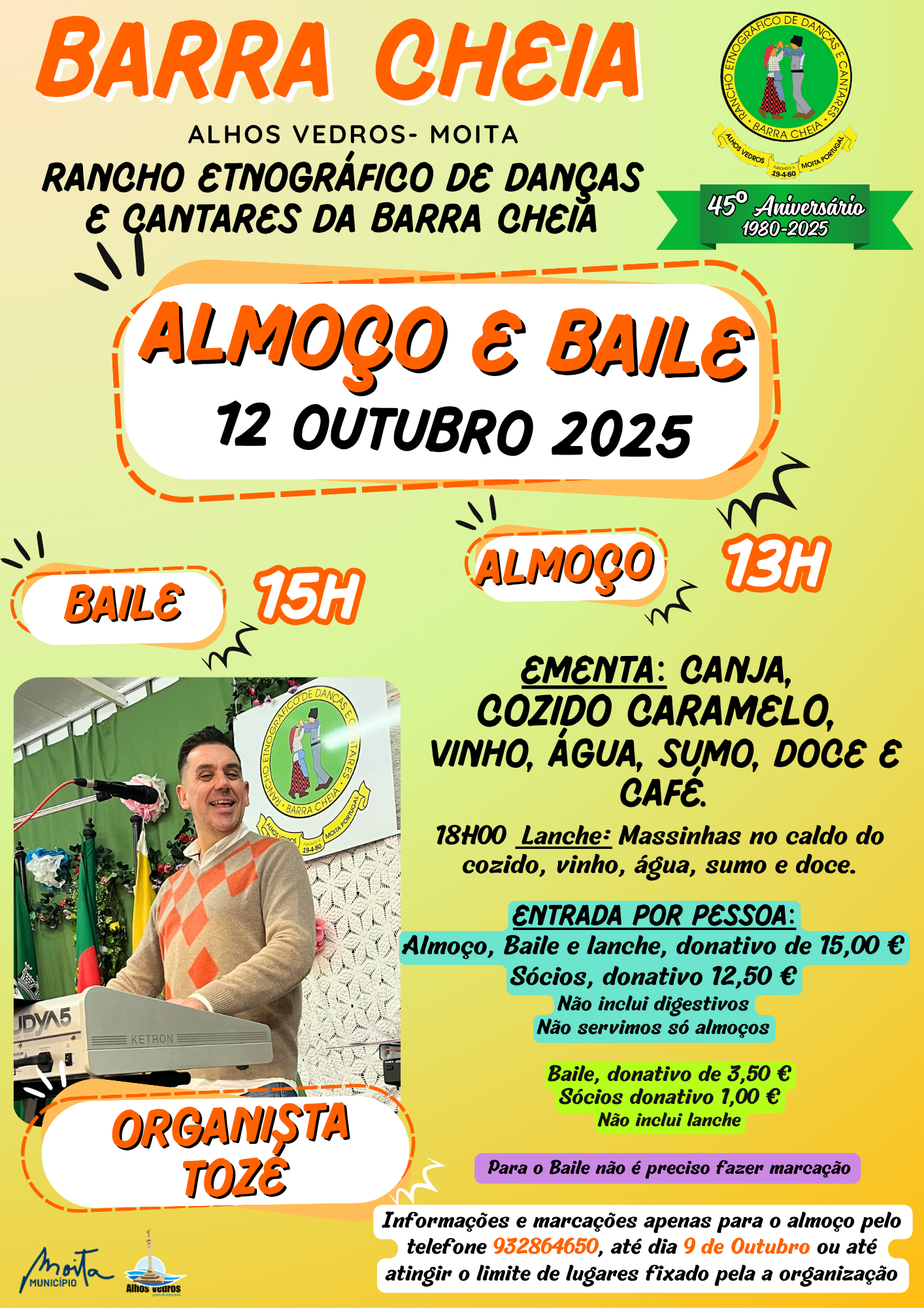 Baile e almoço convívio