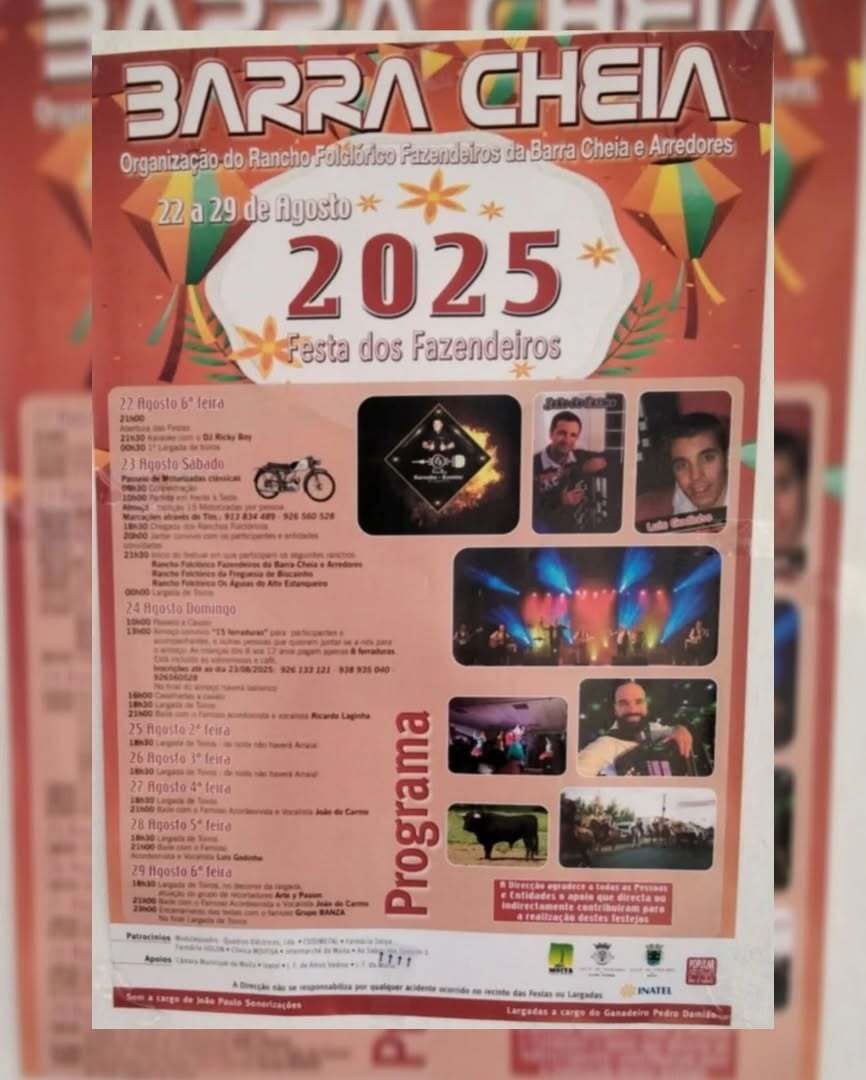 Festa do 44º Aniversário do Rancho Folclórico Os Fazendeiros da Barra Cheia e Arredores