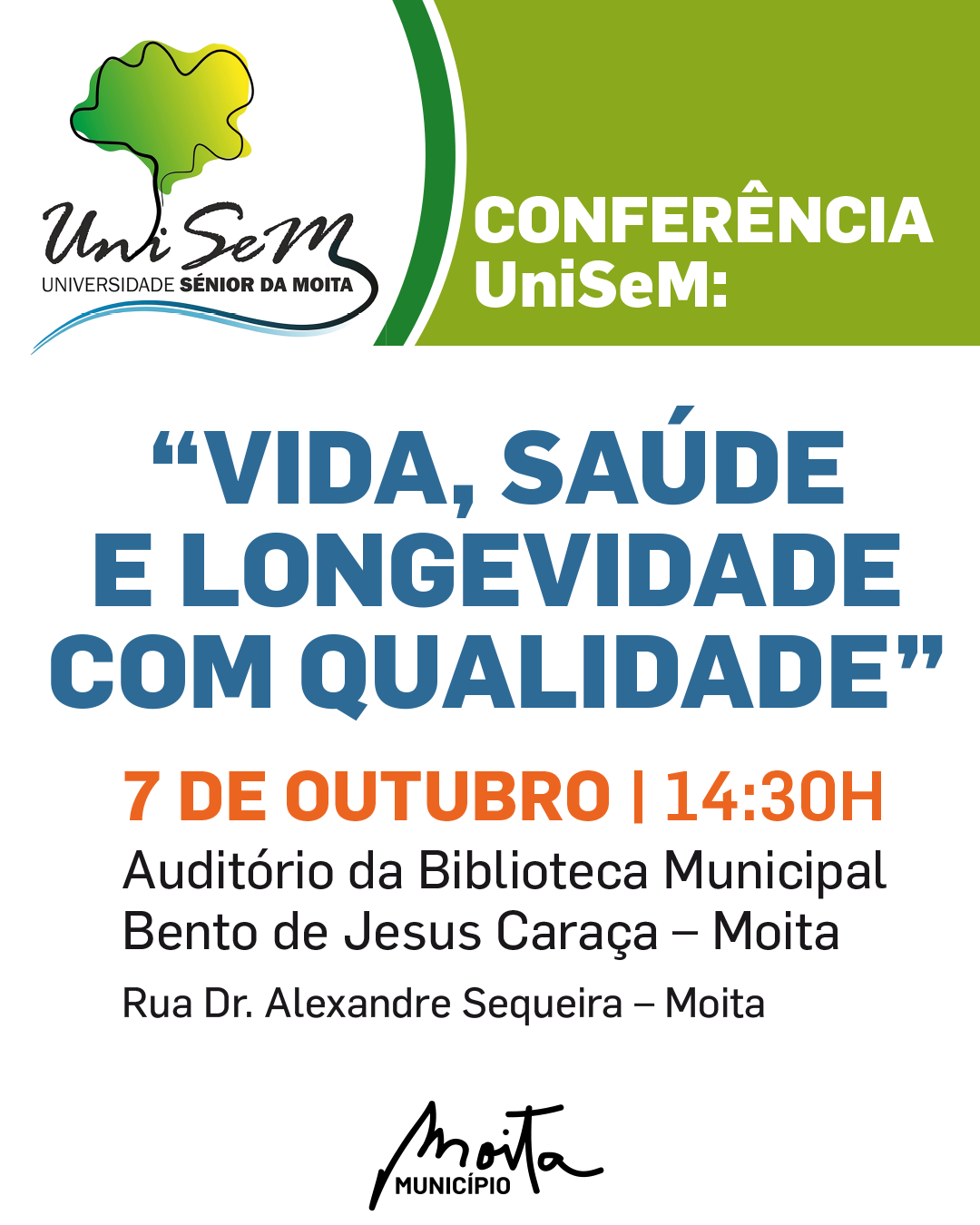 Conferência UniSem: Vida, Saúde e Longevidade com Qualidade