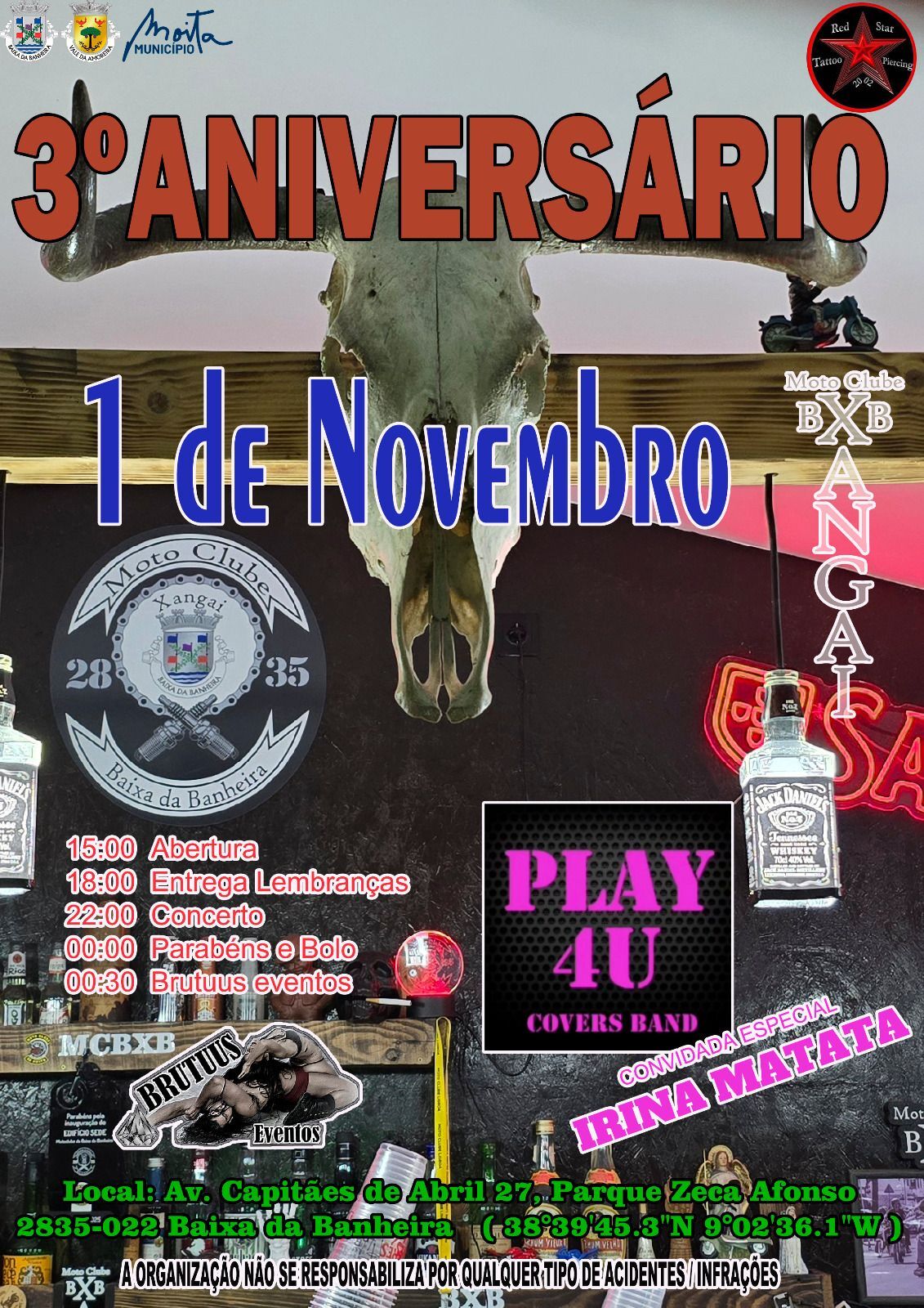 3º Aniversário - Moto Clube da Baixa da Banheira