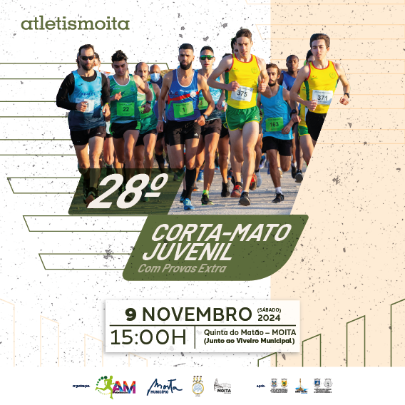 Vem aí o 28º Corta-Mato Juvenil AtletisMoita com provas extras | 9 novembro