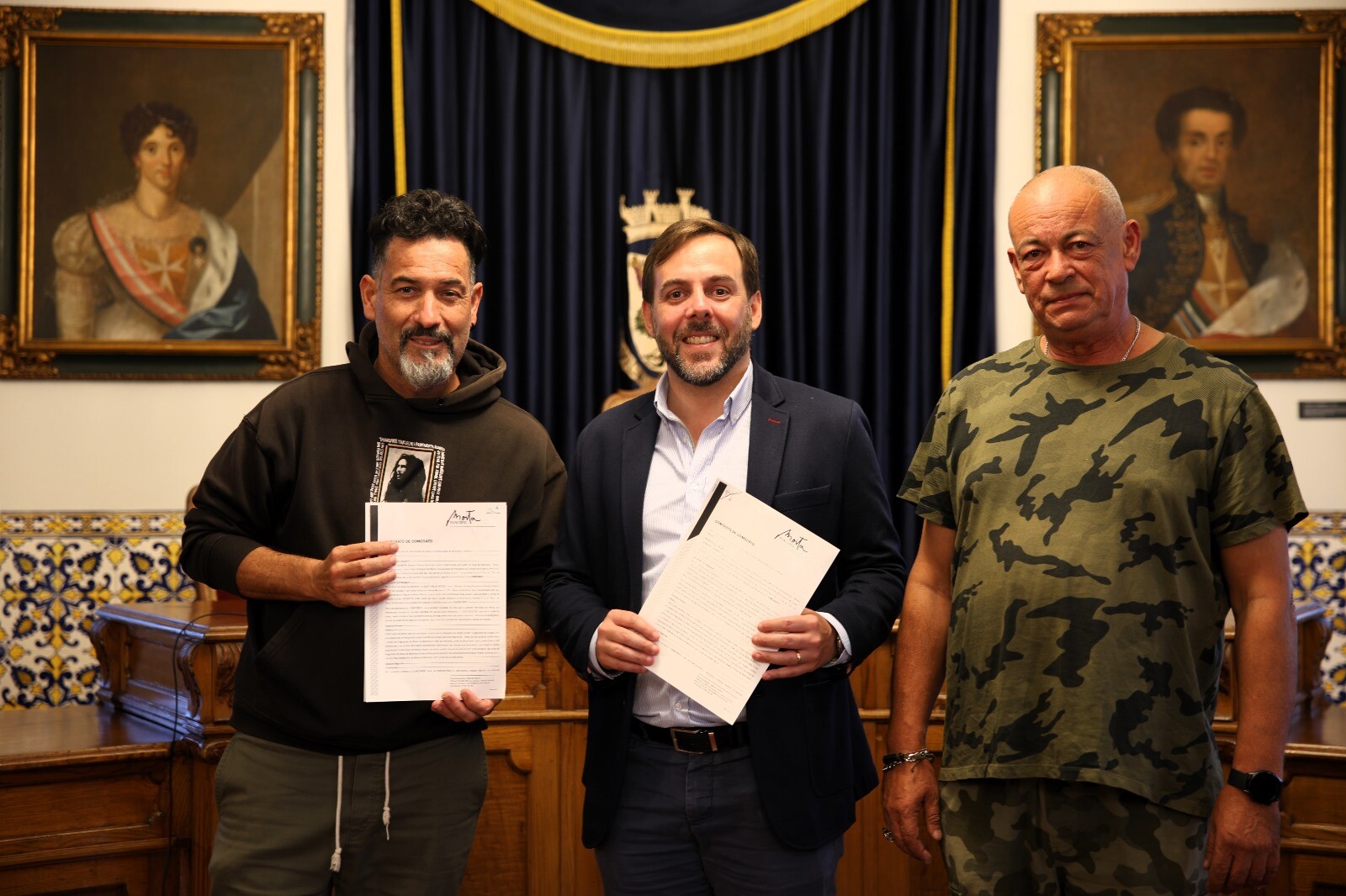 Assinado contrato de comodato com o Moto Clube da Baixa da Banheira