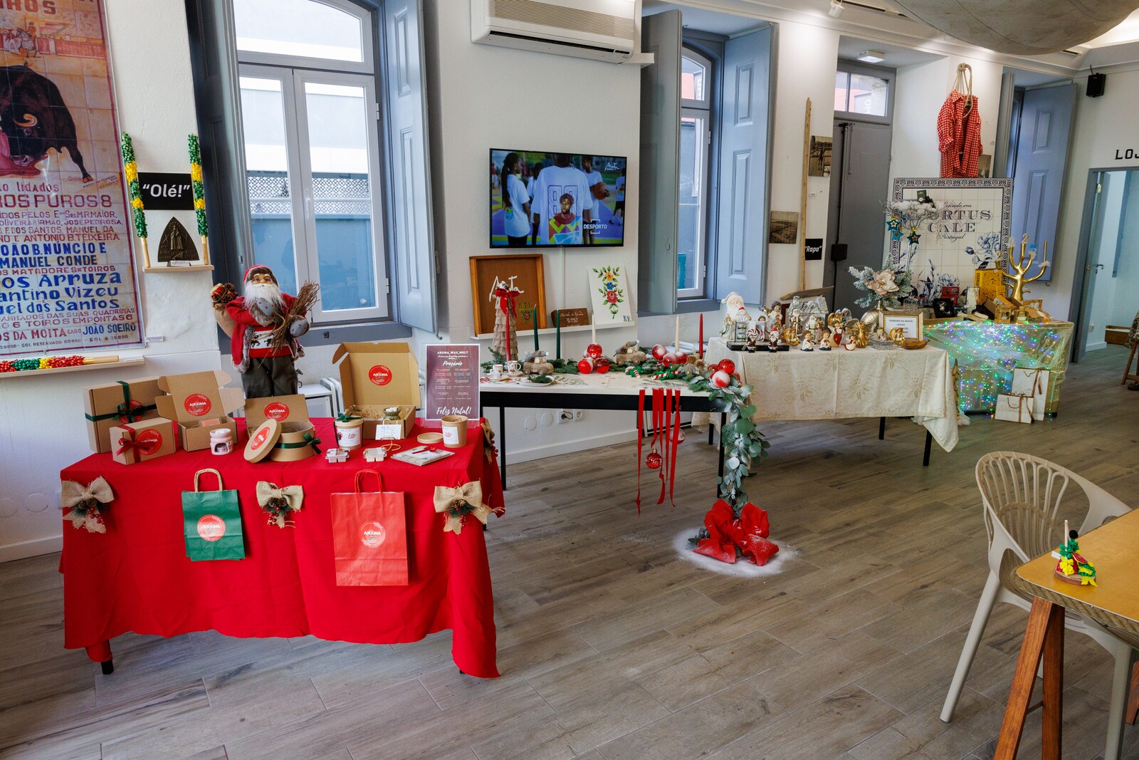 Inspiração para presentes de Natal no Posto de Turismo da Moita