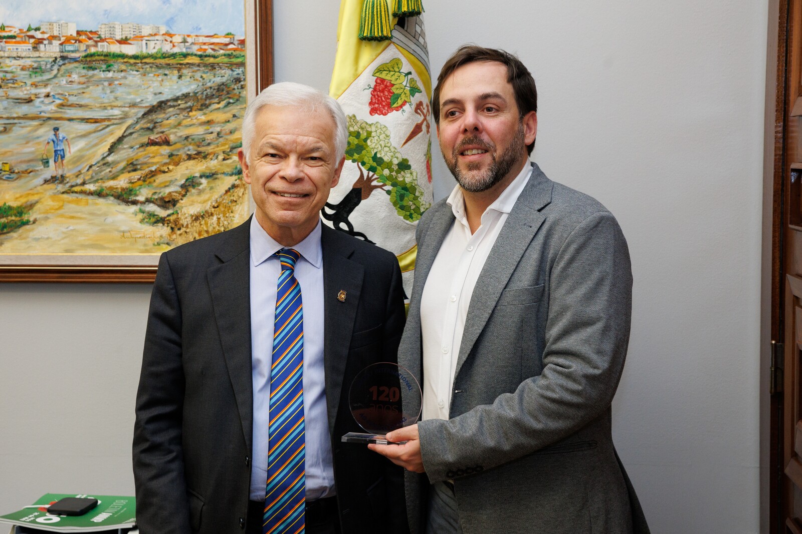 Novo governador dos Rotary recebido nos Paços do Concelho