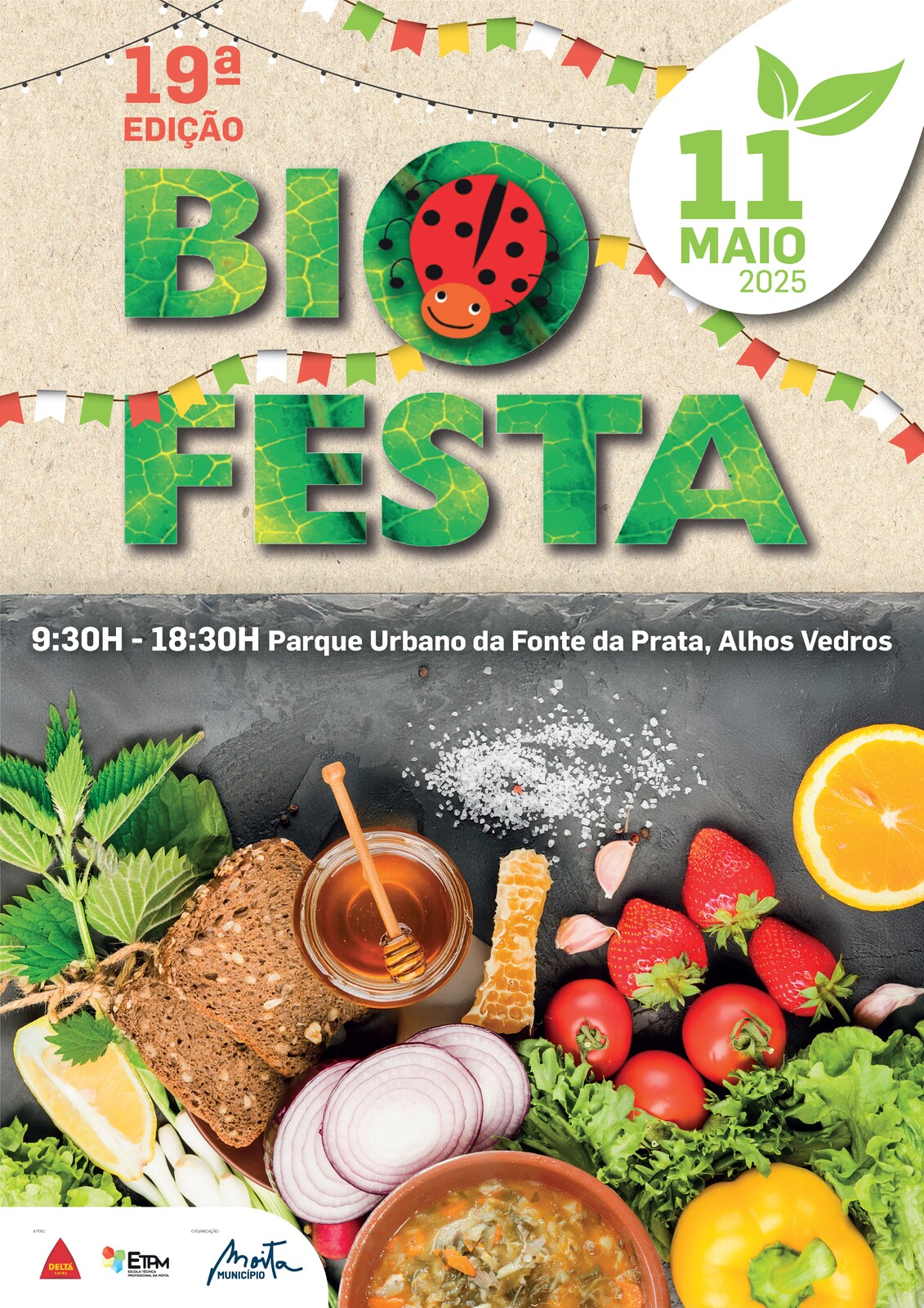 Biofesta a 11 de maio no Parque Urbano da Fonte da Prata