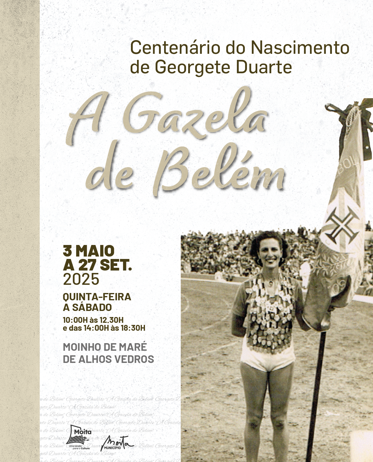 “A Gazela de Belém” em exposição no Moinho de Maré em Alhos Vedros