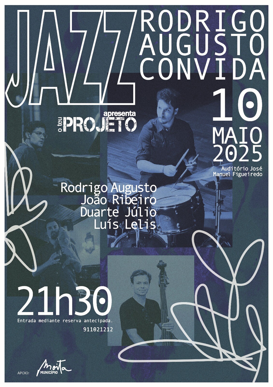 Rodrigo Augusto em concerto na Baixa da Banheira