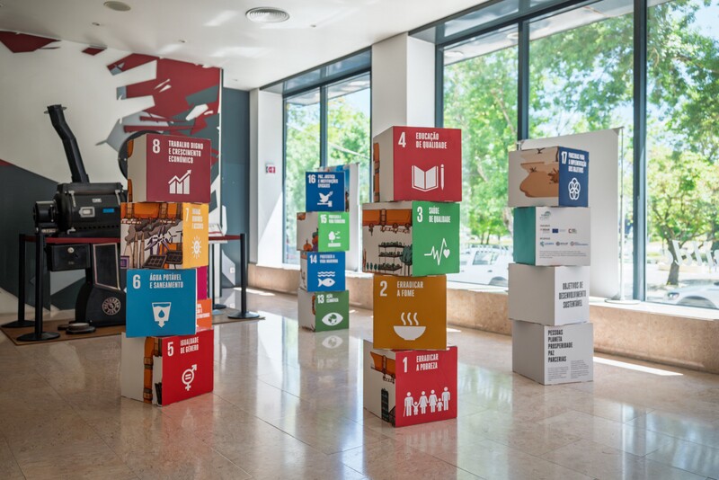 Objetivos de Desenvolvimento Sustentável em exposição