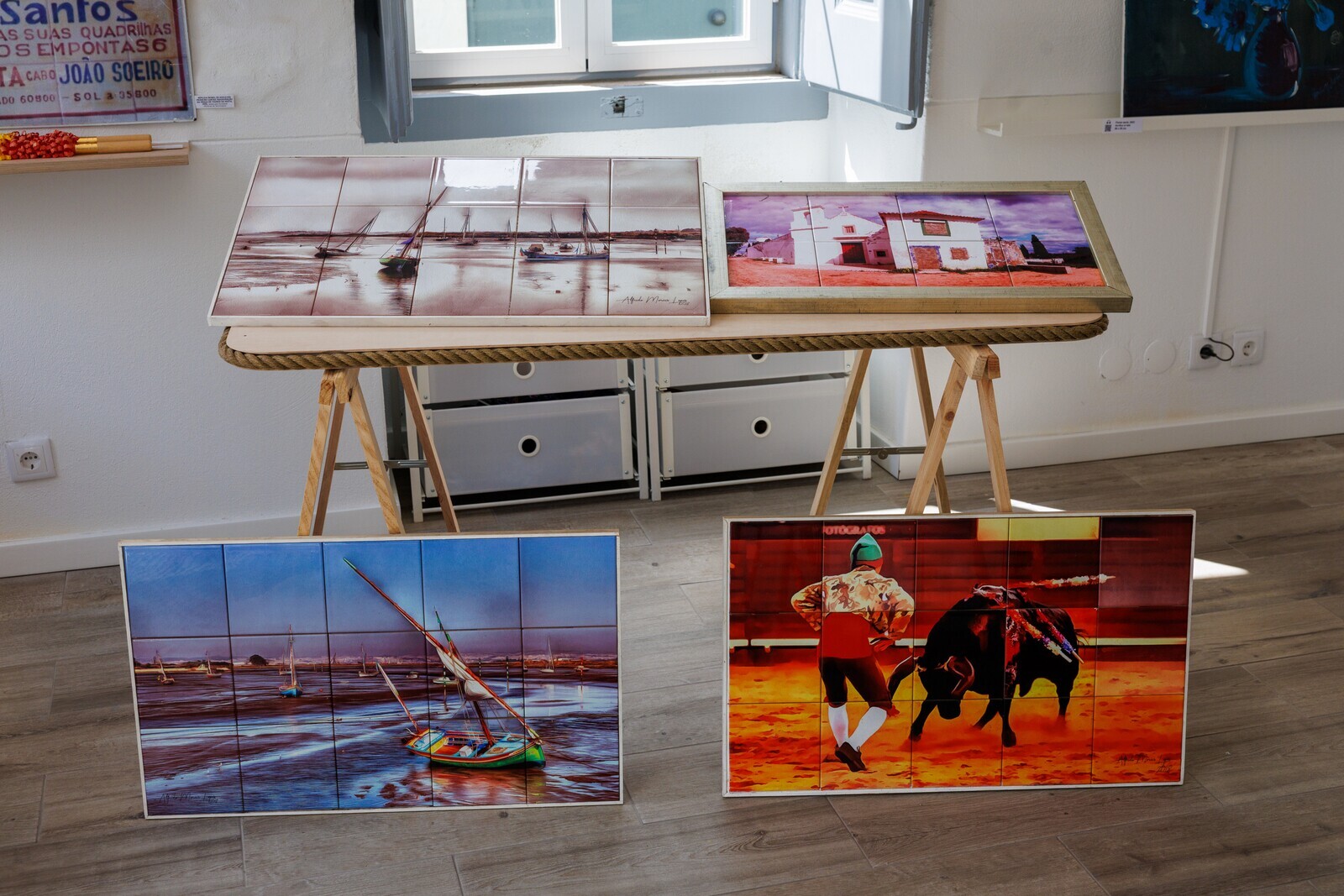 Alfredo de Morais Lopes expõe no Posto de Turismo da Moita