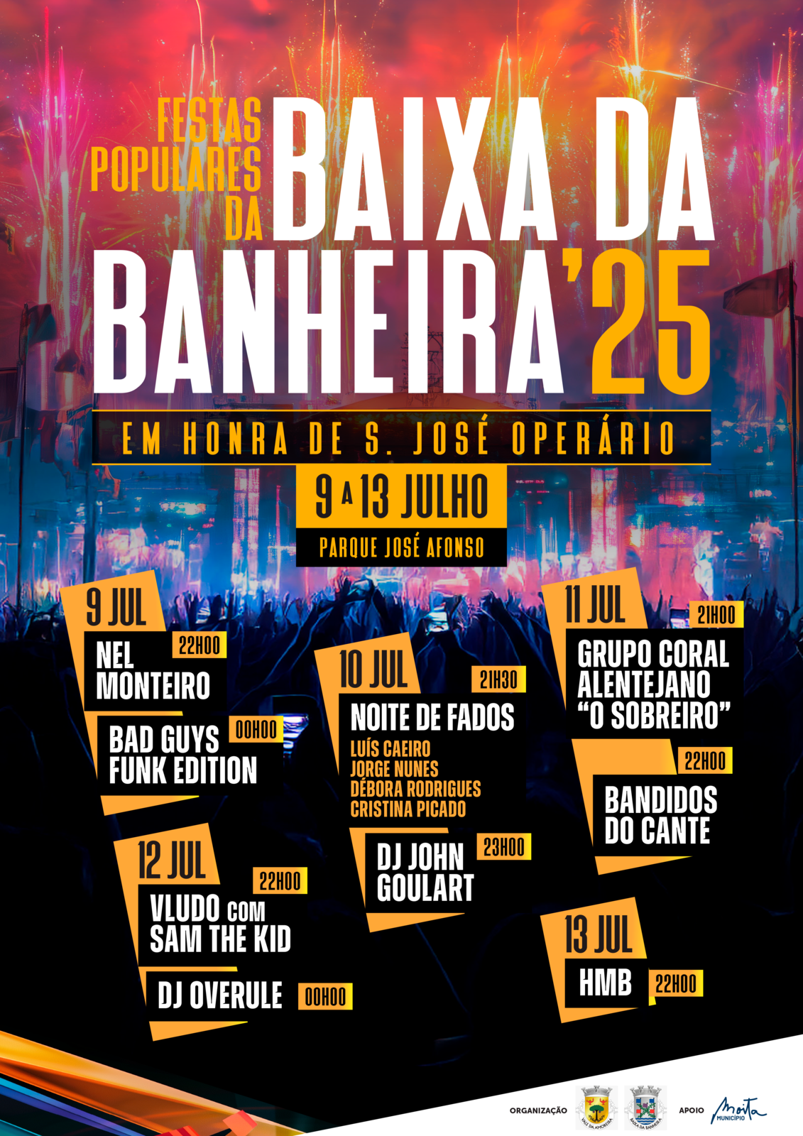Estão a chegar as Festas Populares da Baixa da Banheira 2025