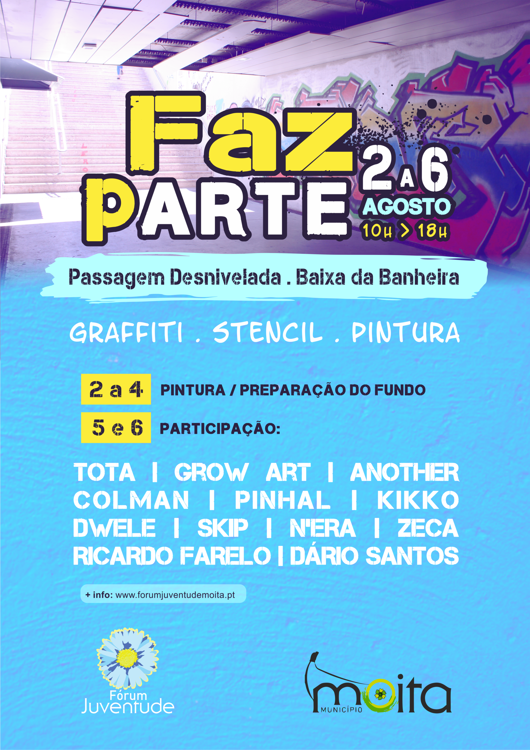 Cartaz Faz pARTE 5 e 6 agosto 2017