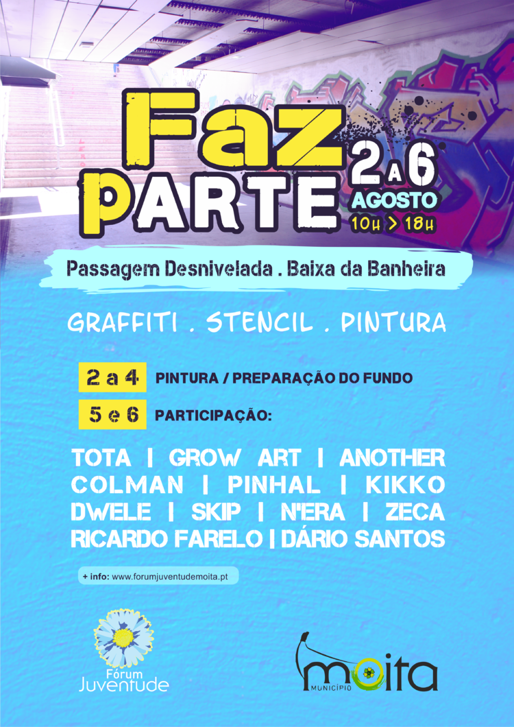 Cartaz Faz pARTE 5 e 6 agosto 2017