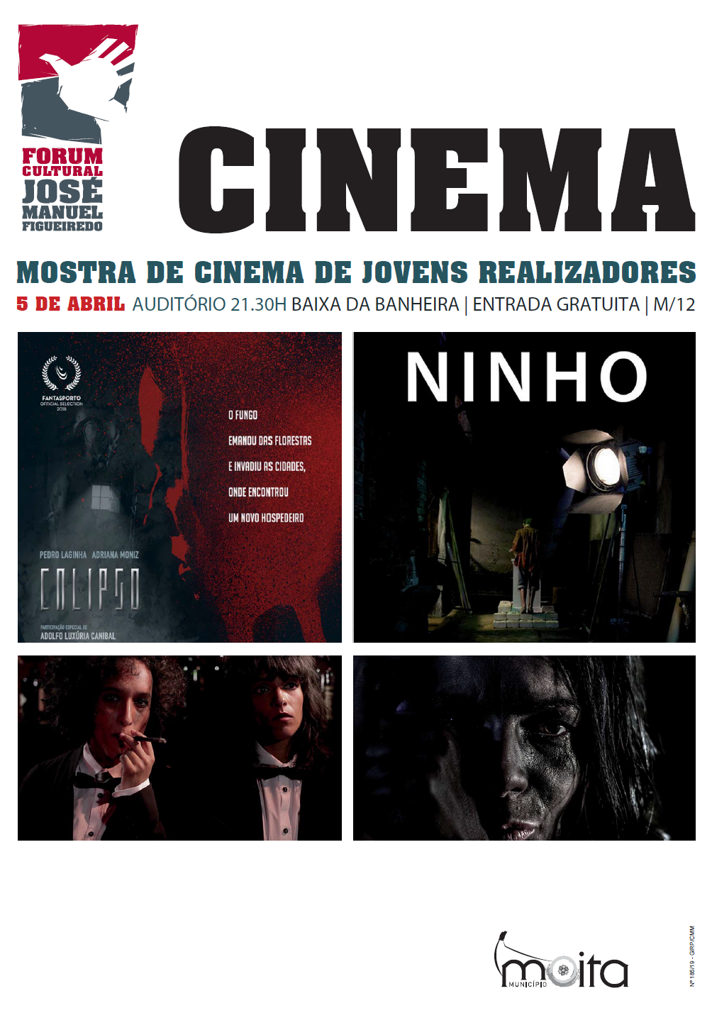 cartaz mostr de jovens relizadores