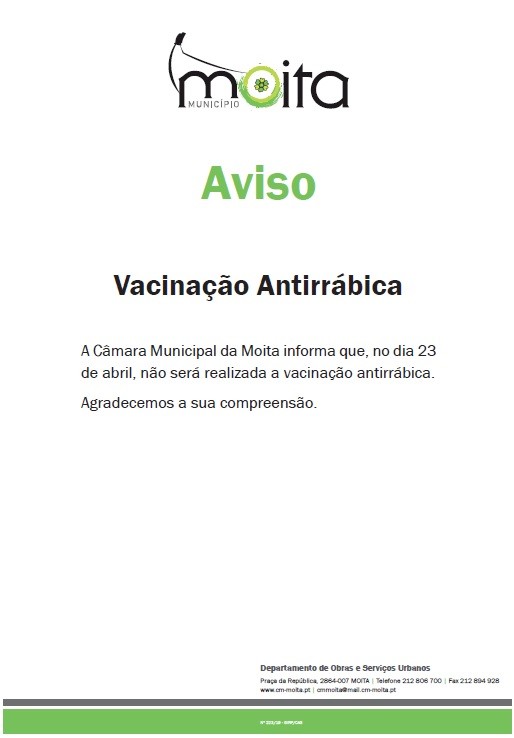 vacina&ccedil;&atilde;o antirrabica