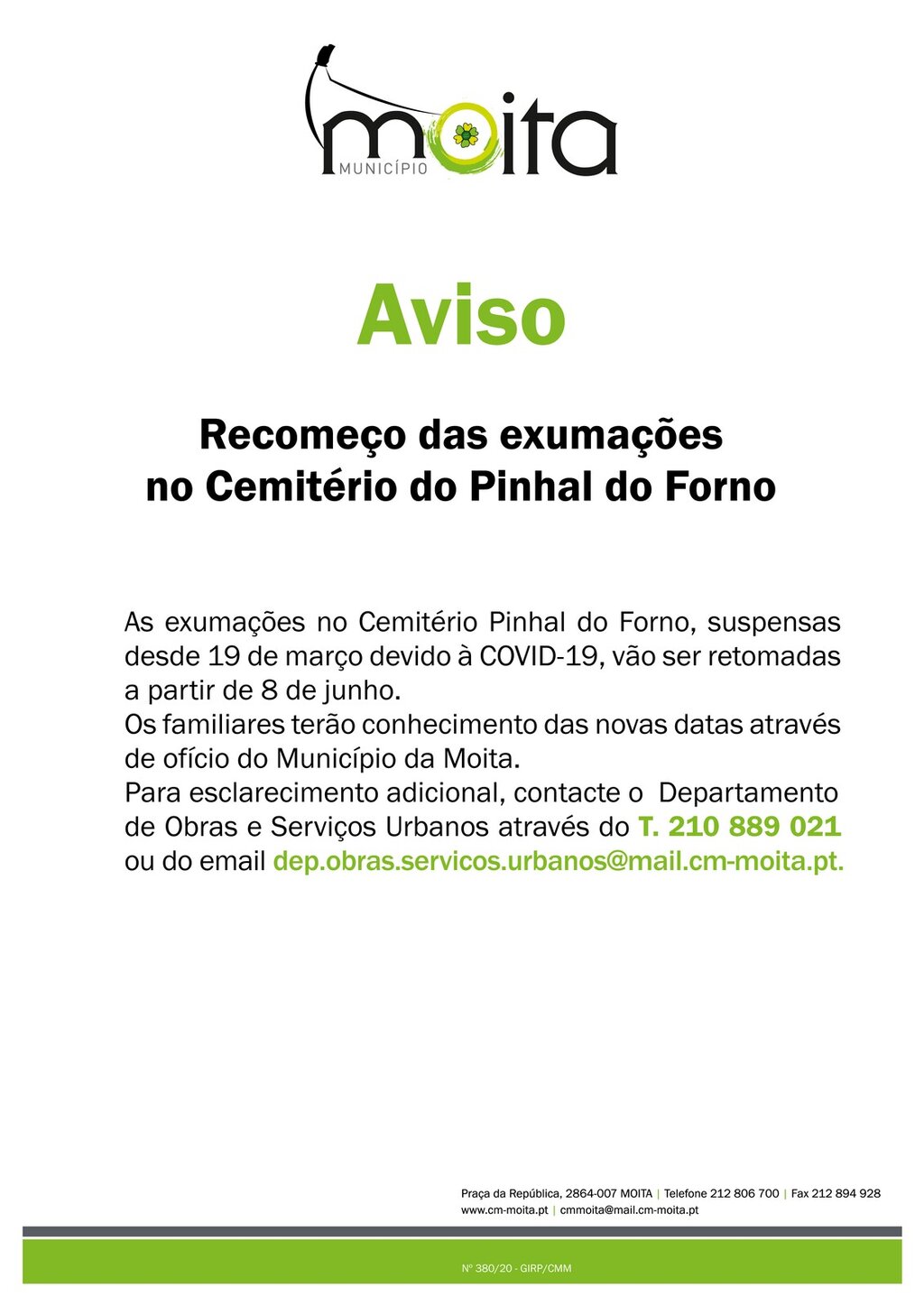 AVISO_380_Exumacoes_8junh