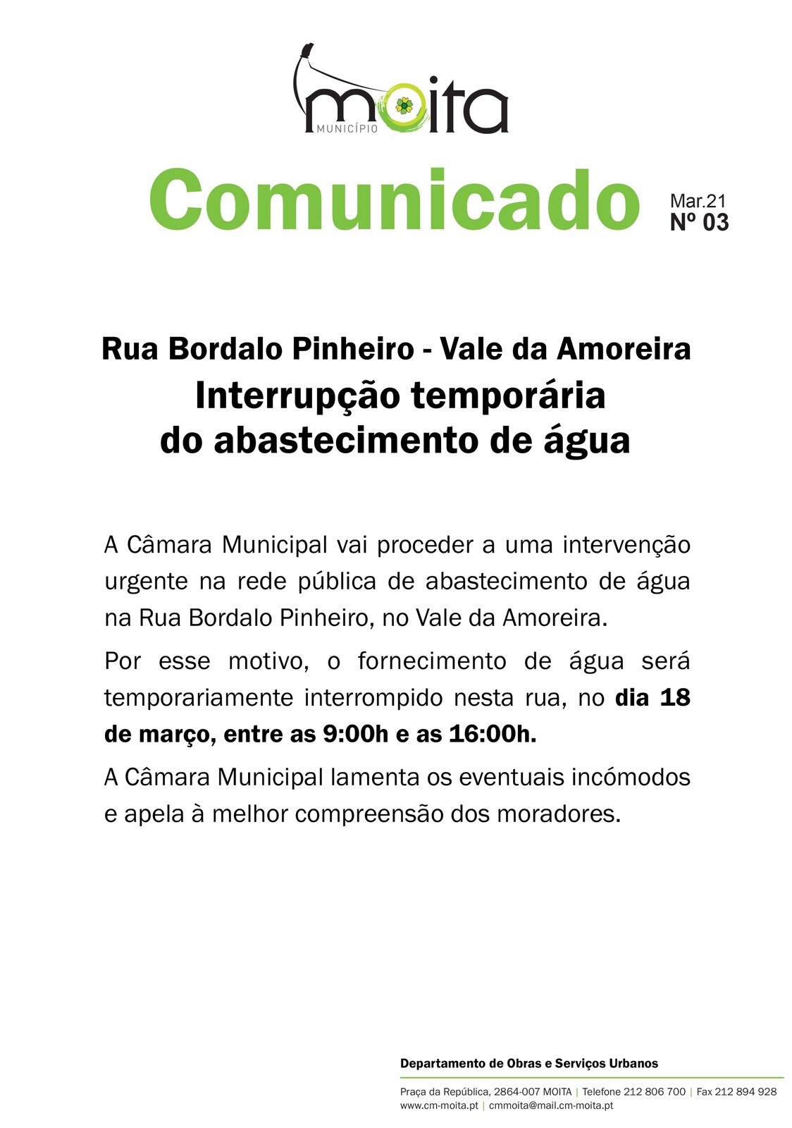 Interrup&ccedil;&atilde;otempagua